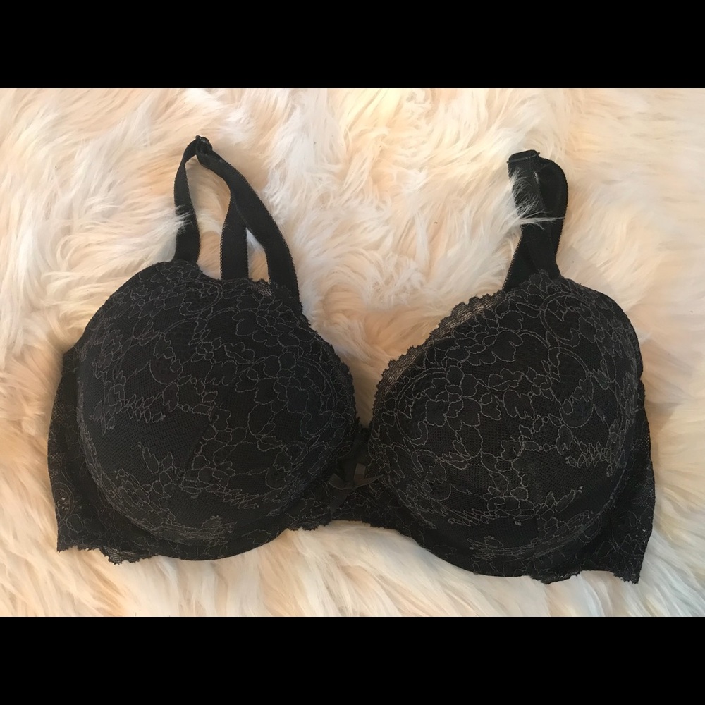 Black VS lace dream angels push up 36DD